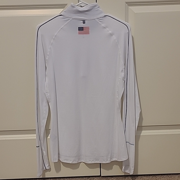 Nike White USA Quarter-Zip Pullover - Picture 3 of 3